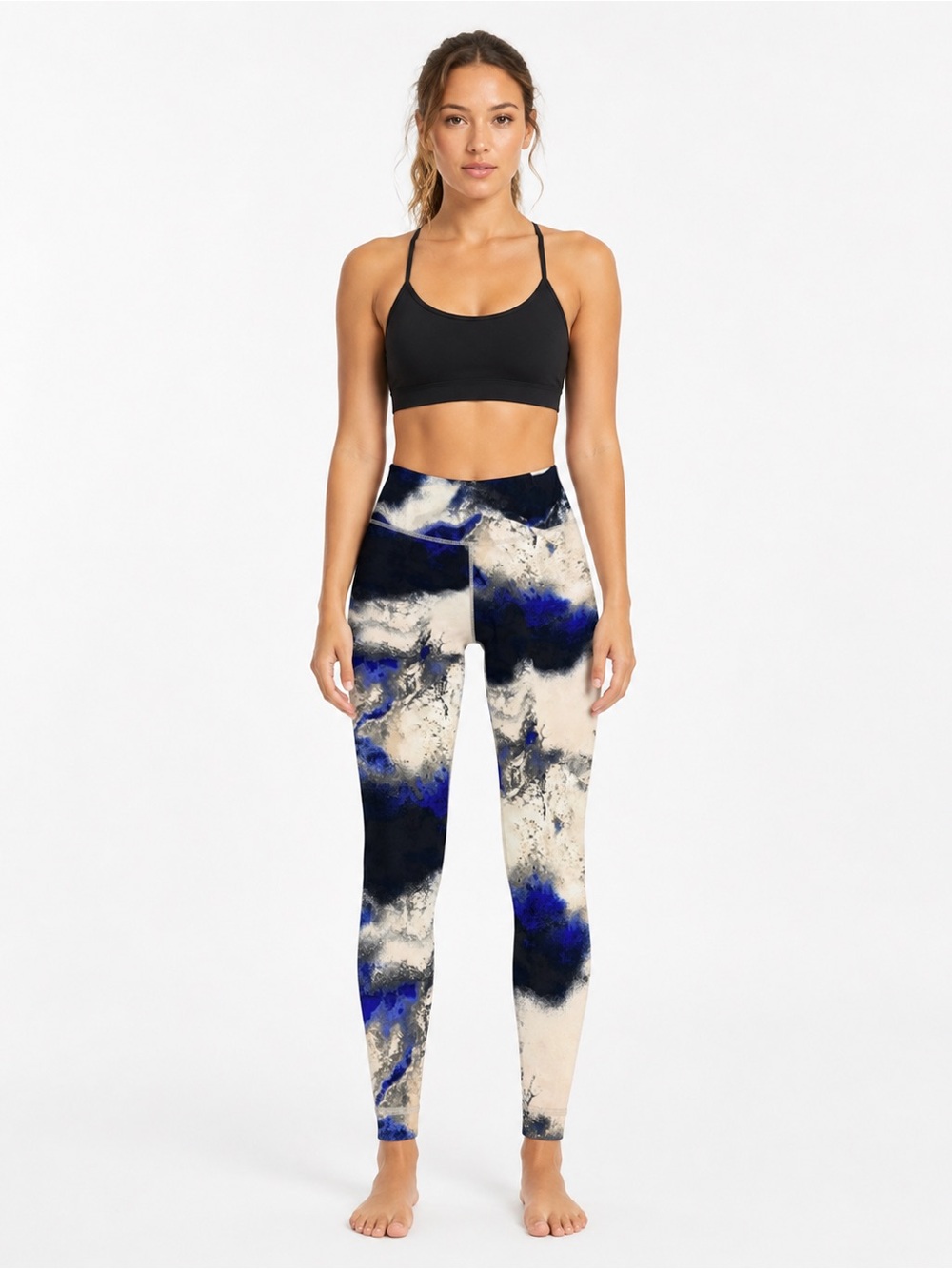 Lululemon Abstract Print Full Length Yoga Leggings Size 2